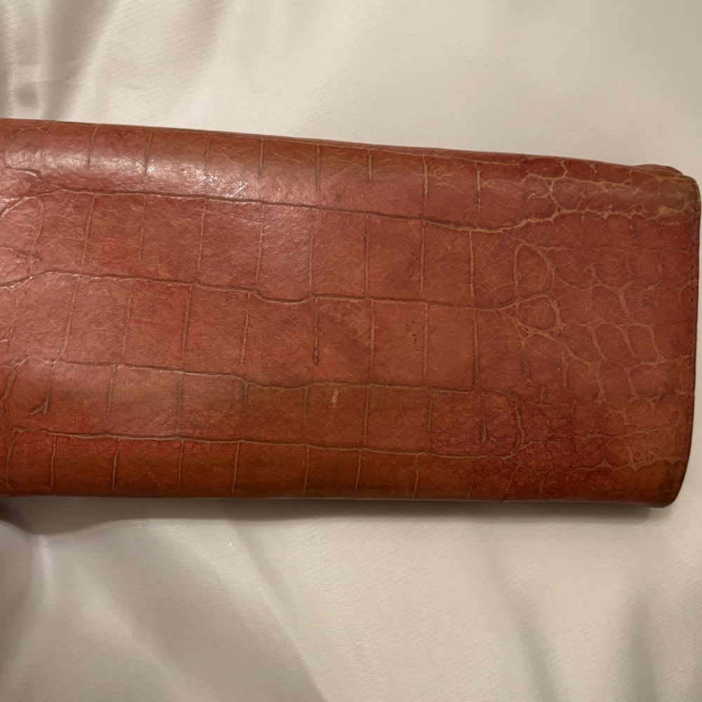 Miu Miu Croc-Embossed Leather Long Wallet - Picture 13 of 15